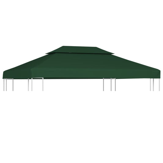 Náhradní střecha na altán 310 g/m² zelená 3 x 4 m