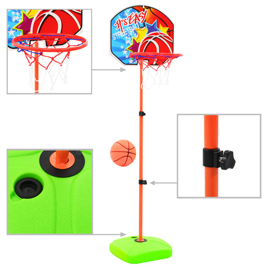 Dětský basketbalový koš s míčem