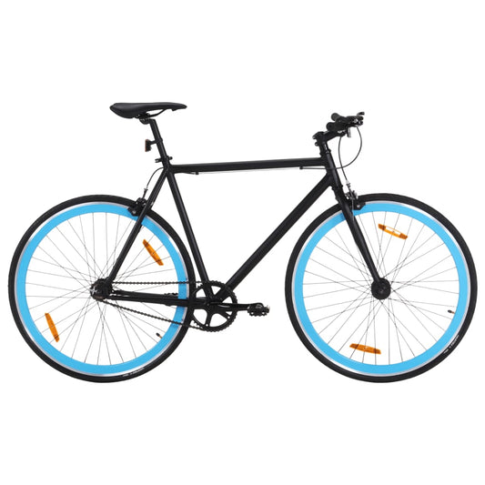 Kolo s pevným převodem černé a modré 700c 59 cm