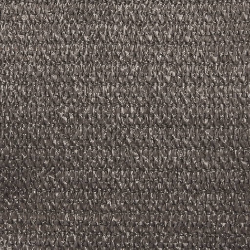 Plachta proti slunci 160 g/m² antracitová 2,5 x 4,5 m HDPE