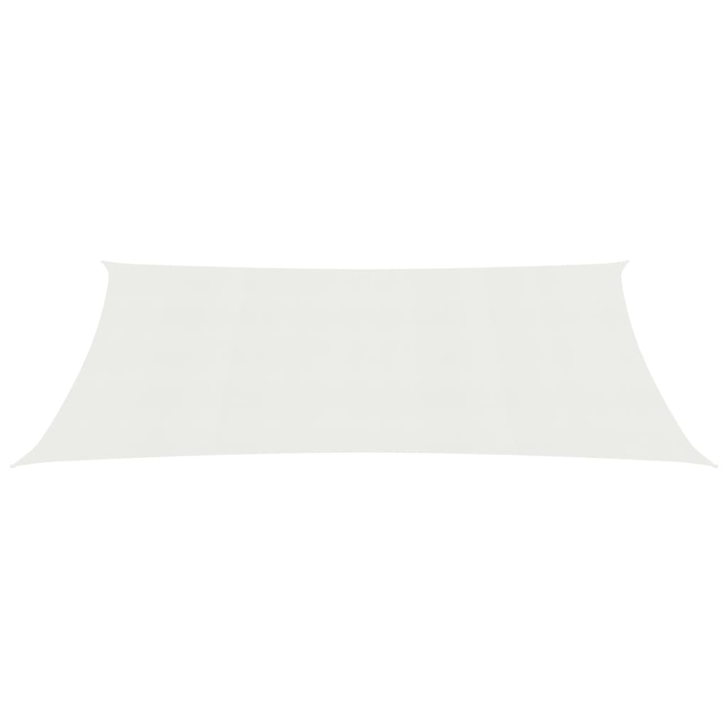 Plachta proti slunci 160 g/m² bílá 2,5 x 4 m HDPE