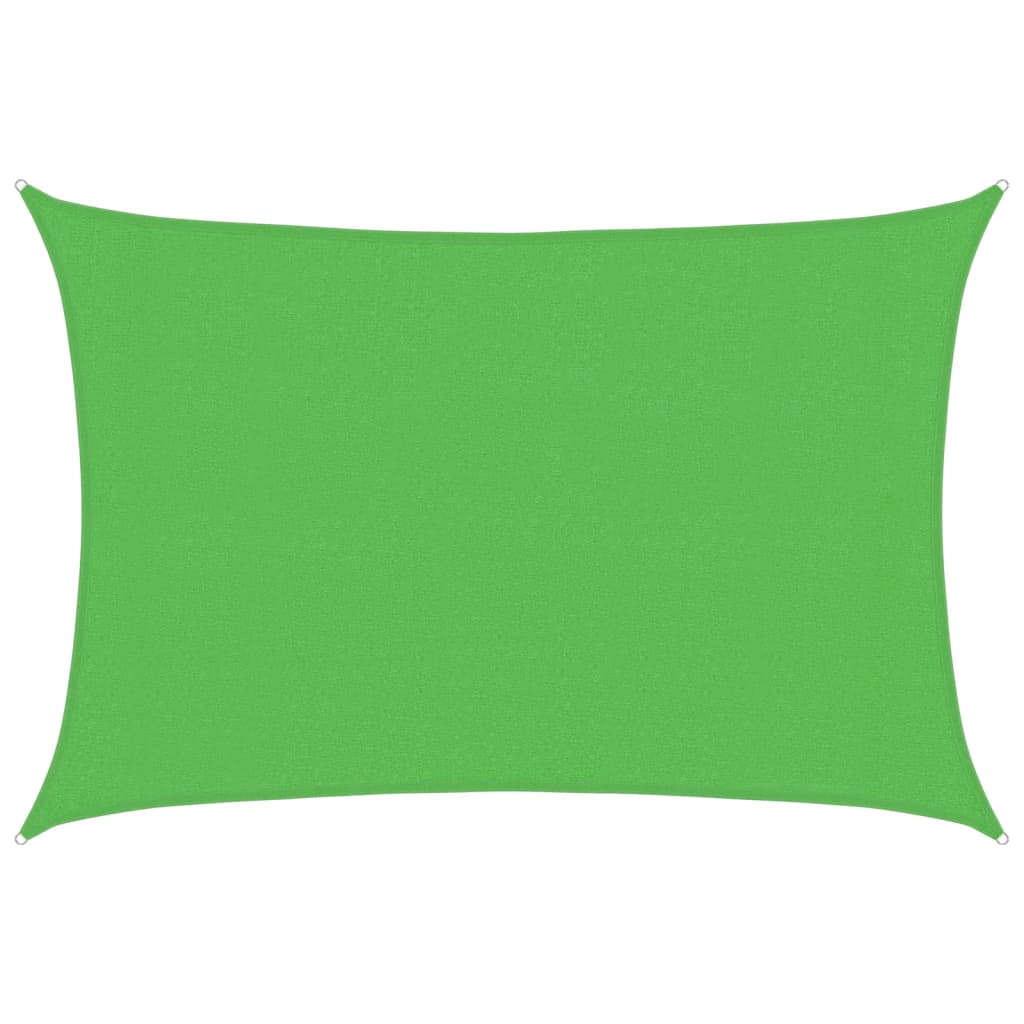 Stínící plachta 160 g/m² světle zelená 3 x 5 m HDPE