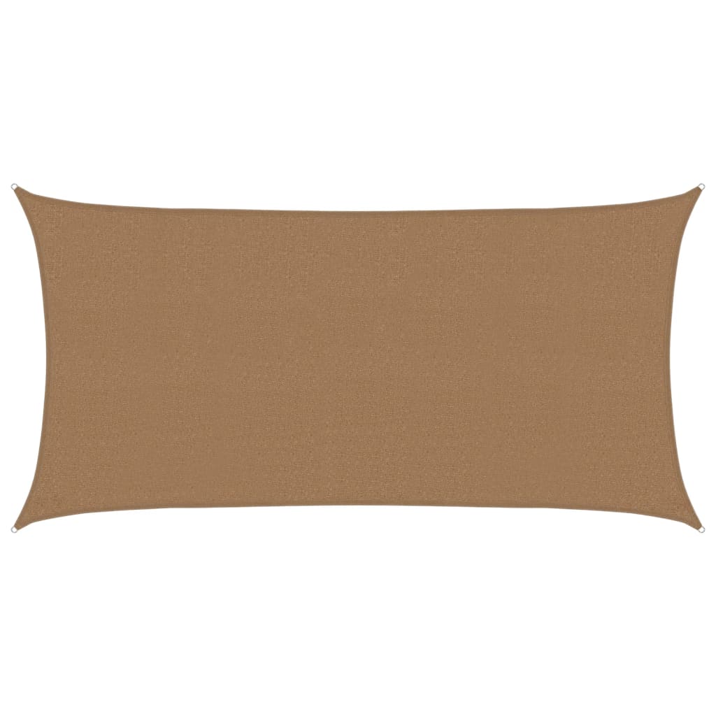 Stínící plachta 160 g/m² taupe 2,5 x 5 m HDPE