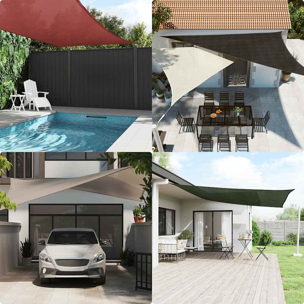 Stínící plachta 160 g/m² taupe 2,5 x 5 m HDPE