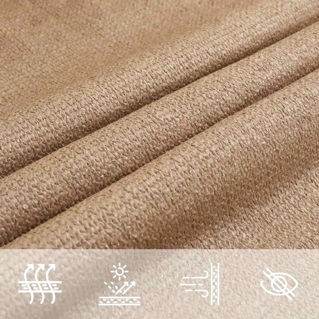 Stínící plachta 160 g/m² taupe 2,5 x 5 m HDPE