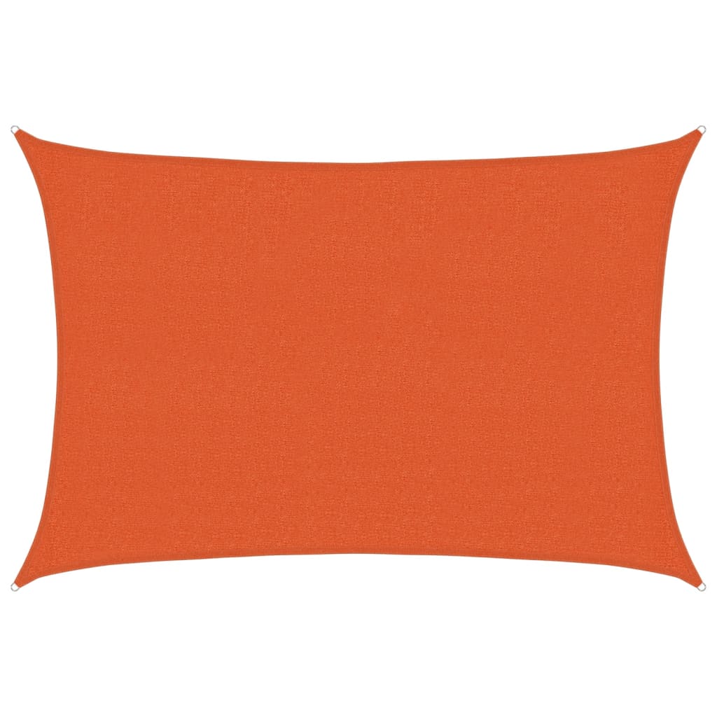 Stínící plachta 160 g/m² oranžová 2,5 x 4 m HDPE