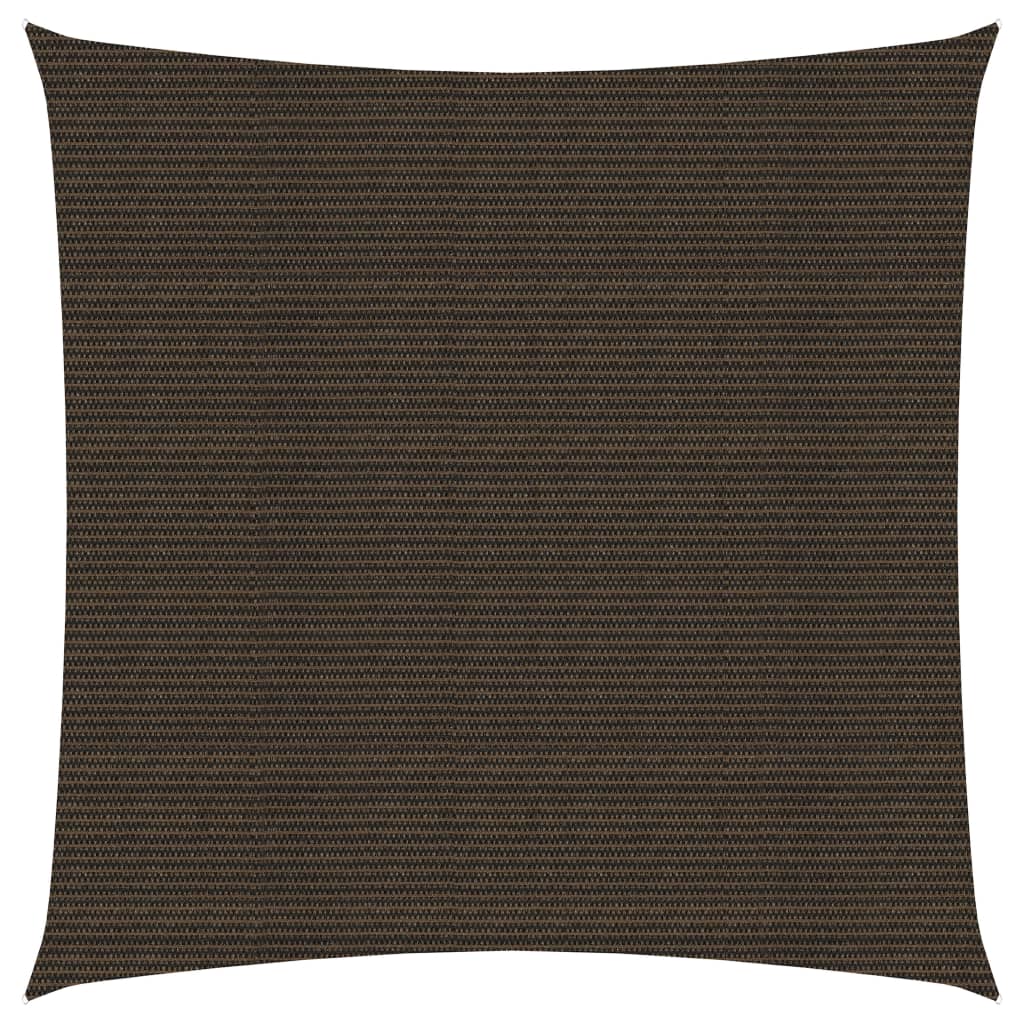 Plachta proti slunci 160 g/m² hnědá 4,5 x 4,5 m HDPE