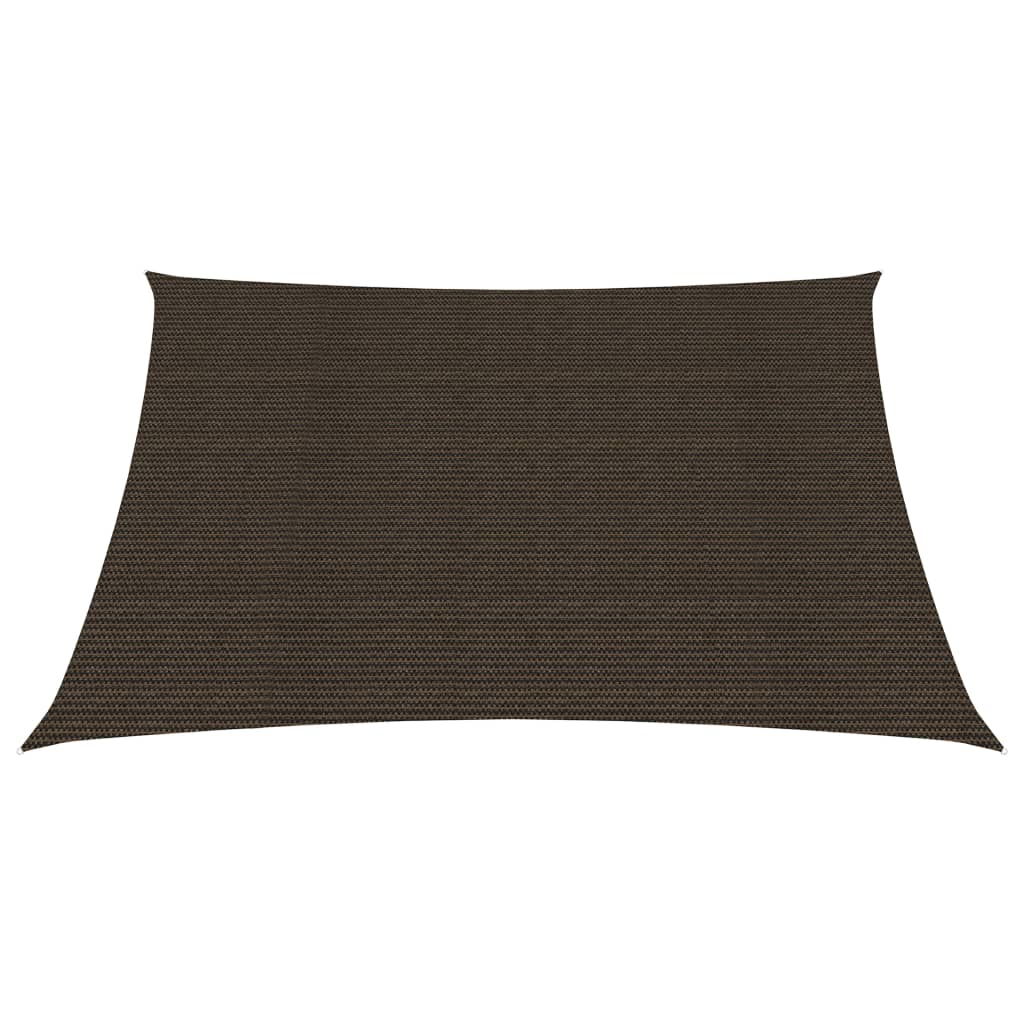 Plachta proti slunci 160 g/m² hnědá 4,5 x 4,5 m HDPE