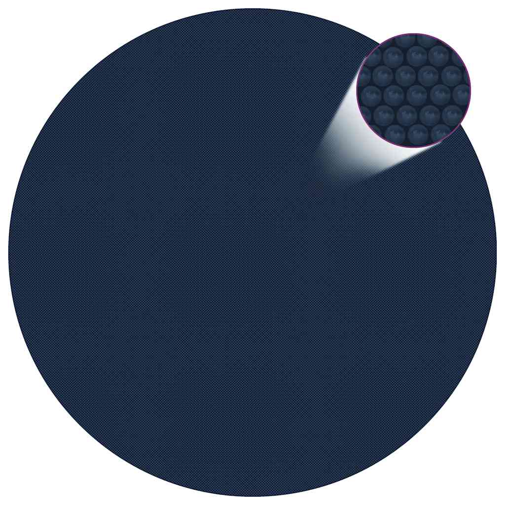 Plovoucí PE solární plachta na bazén 549 cm černo-modrá