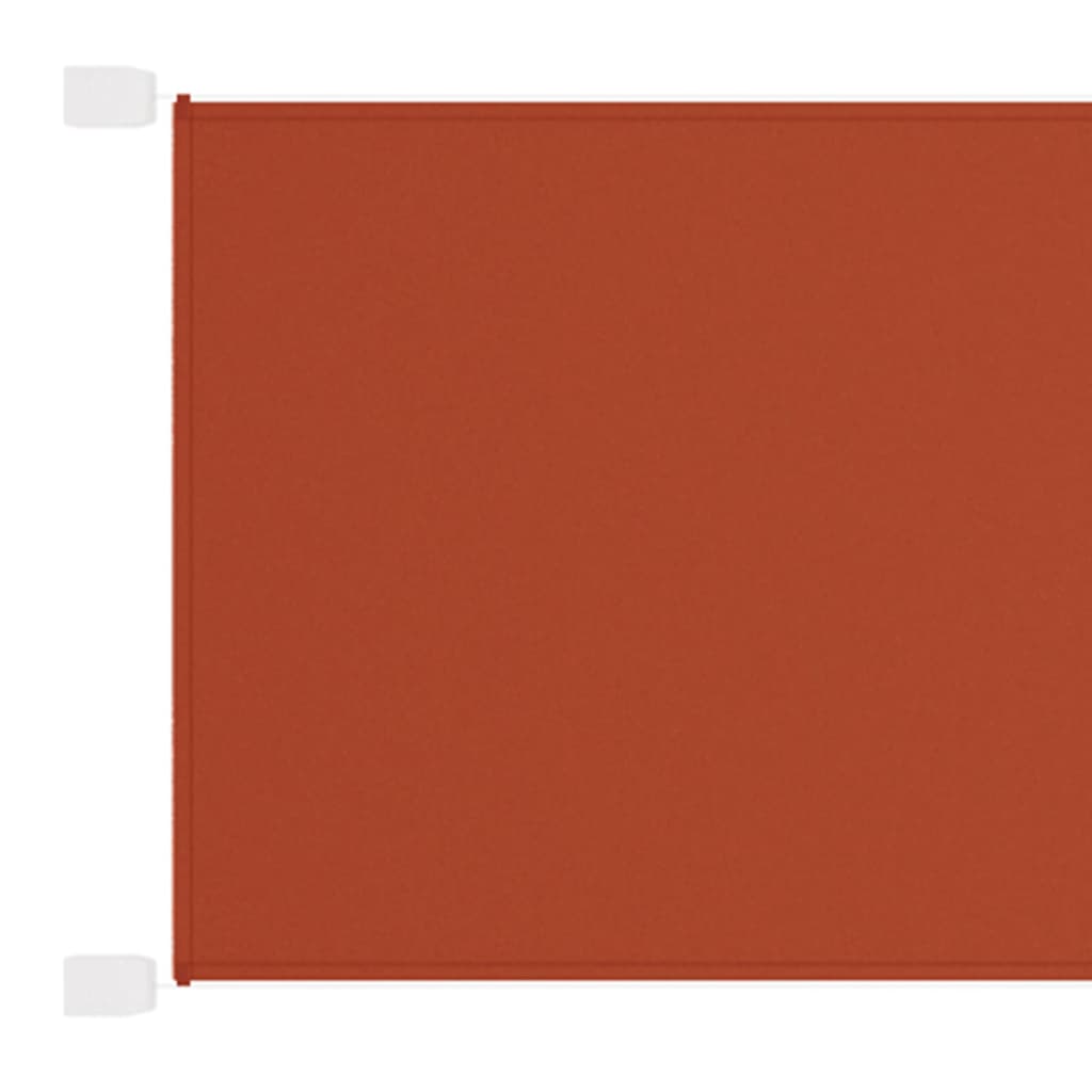 Vertikální markýza terakotová 100 x 800 cm oxfordská látka