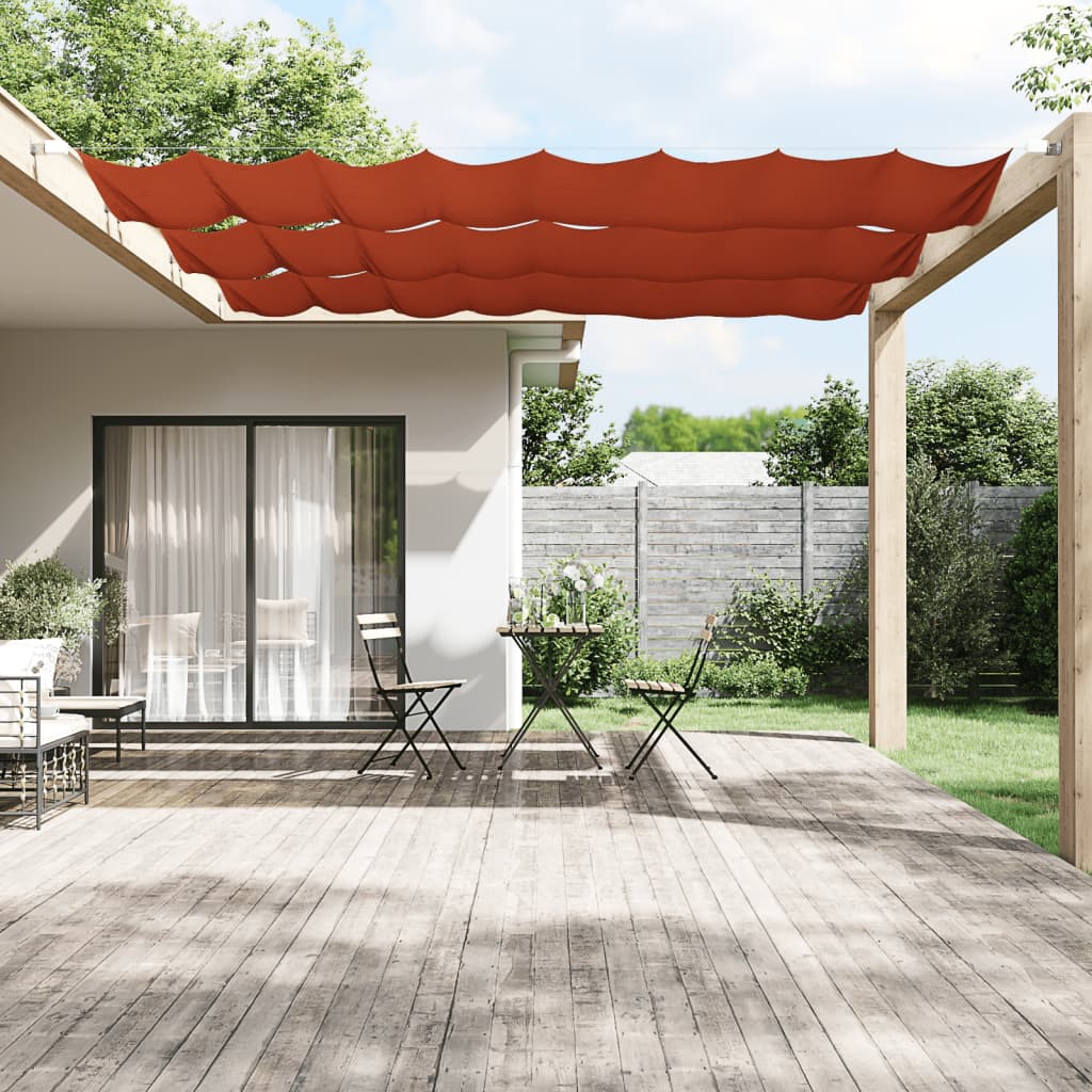 Vertikální markýza terakotová 100 x 800 cm oxfordská látka