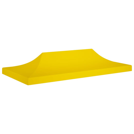 Střecha k party stanu 6 x 3 m žlutá 270 g/m²