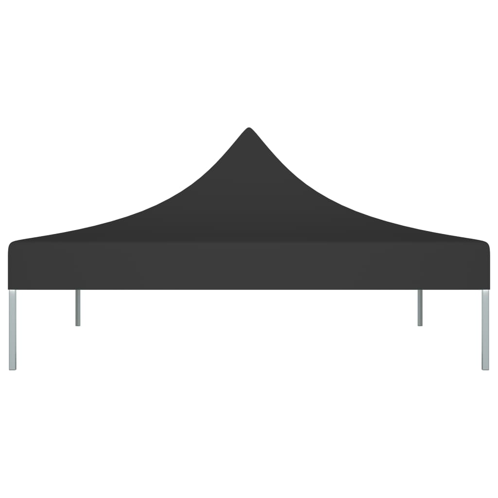 Střecha k party stanu 2 x 2 m černá 270 g/m²