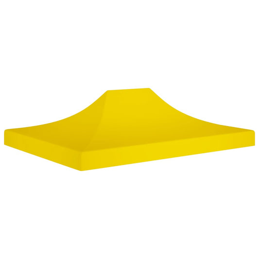 Střecha k party stanu 4,5 x 3 m žlutá 270 g/m²