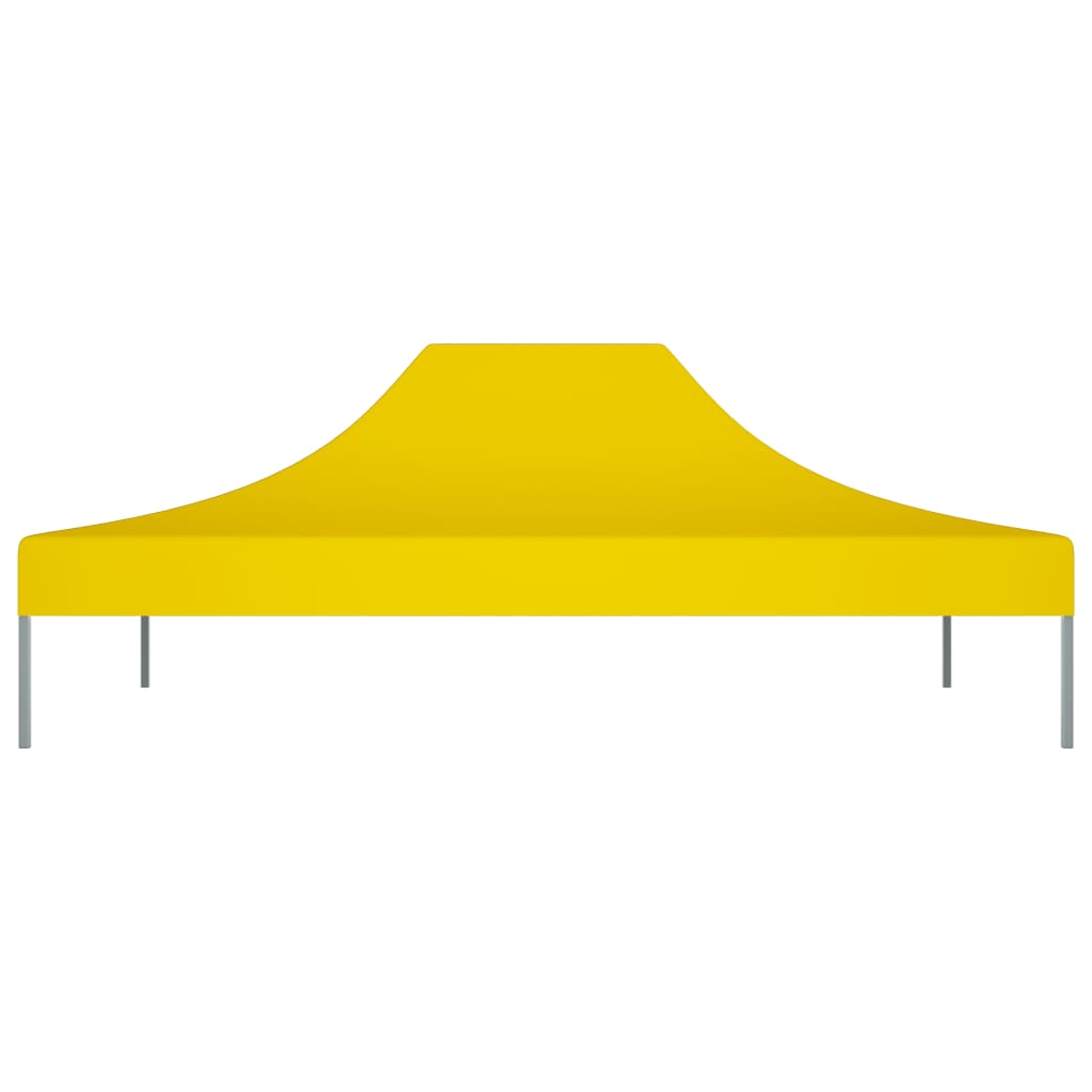 Střecha k party stanu 4,5 x 3 m žlutá 270 g/m²