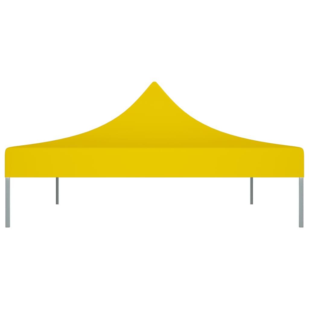 Střecha k party stanu 4,5 x 3 m žlutá 270 g/m²