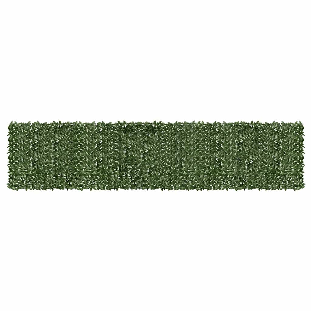 Balkónová zástěna s tmavě zelenými listy 600 x 150 cm