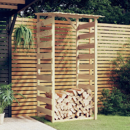 Pergola se střechou 100 x 90 x 200 cm impregnované borové dřevo