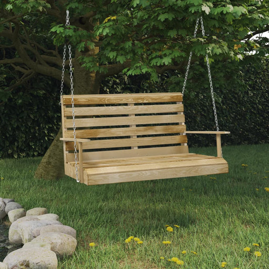 Houpací lavice 110 cm impregnované borové dřevo