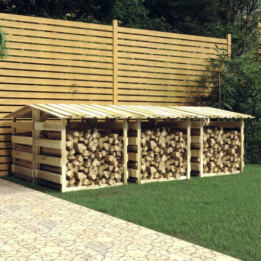 Pergoly se střechou 6 ks 100x90x100 cm impregnovaná borovice