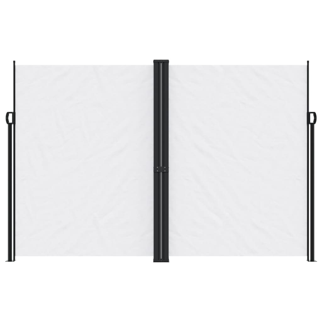 Zatahovací boční markýza bílá 220 x 600 cm
