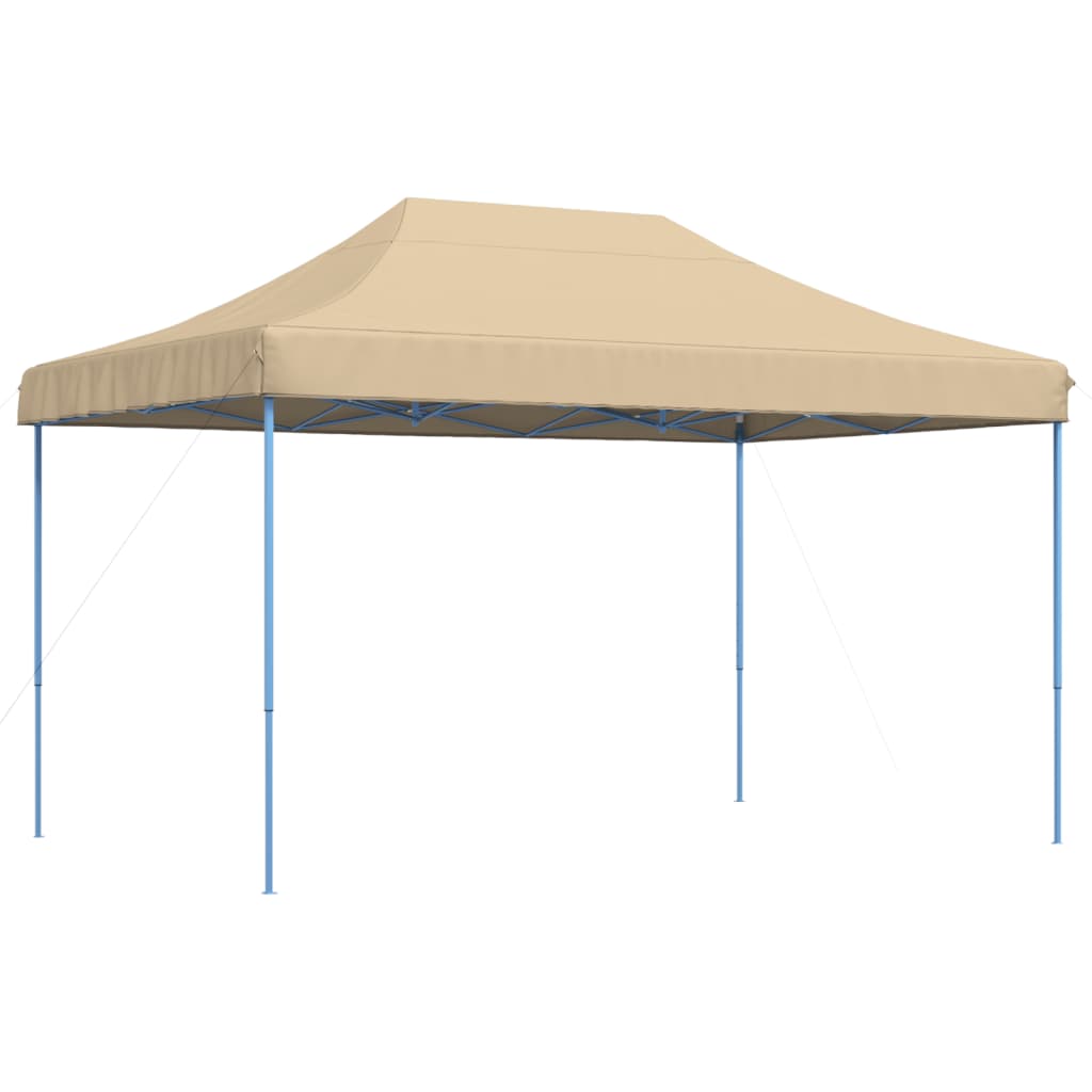 Skládací party stan pop-up béžový 440 x 292 x 315 cm