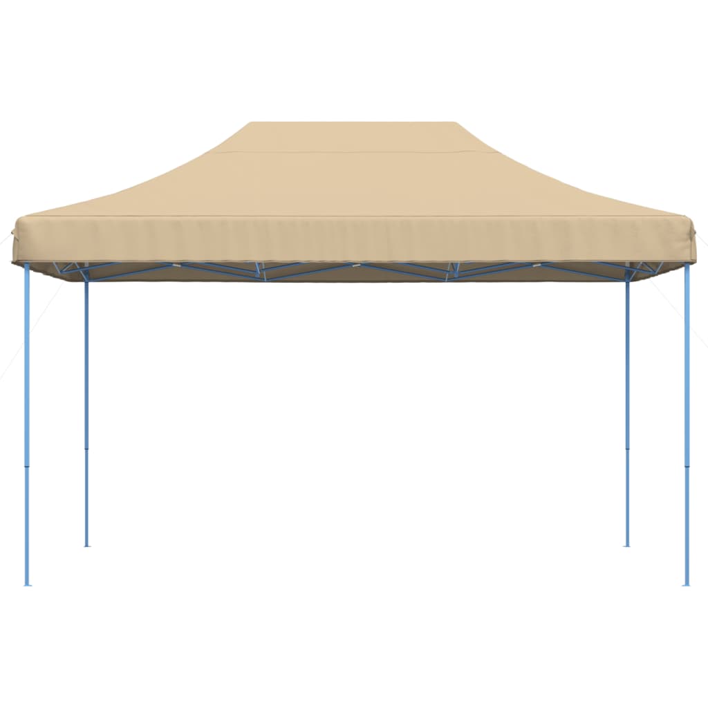 Skládací party stan pop-up béžový 440 x 292 x 315 cm