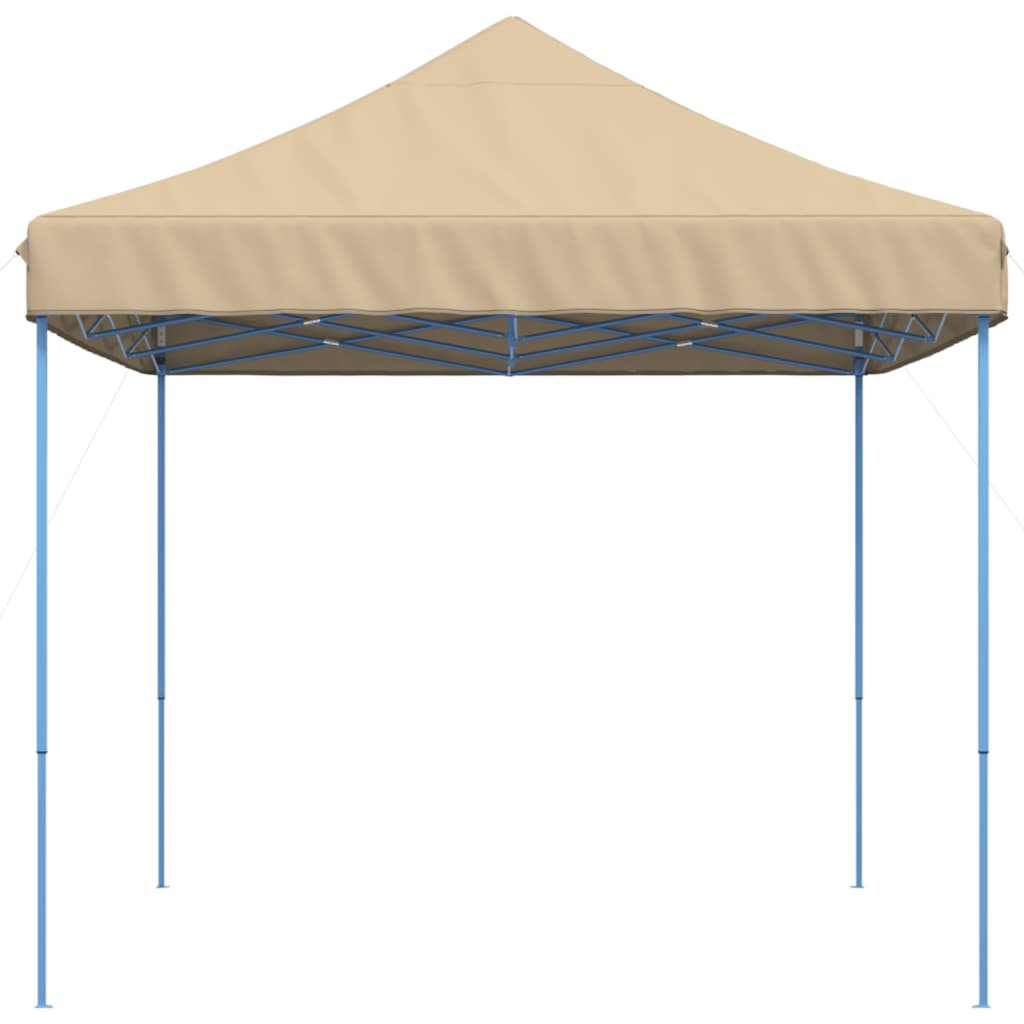 Skládací party stan pop-up béžový 440 x 292 x 315 cm