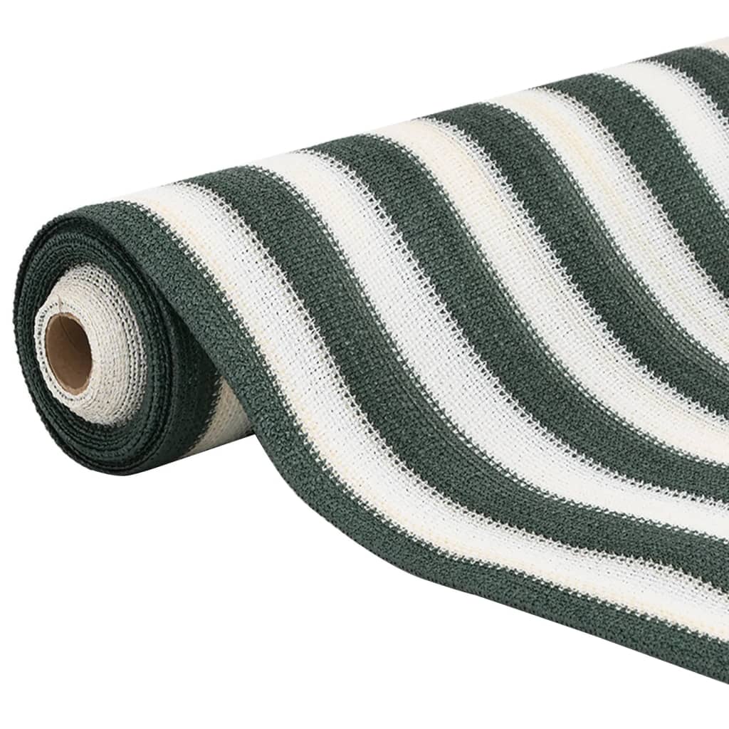 Stínící tkanina zelená a bílá 1,8 x 10 m HDPE 75 g/m²