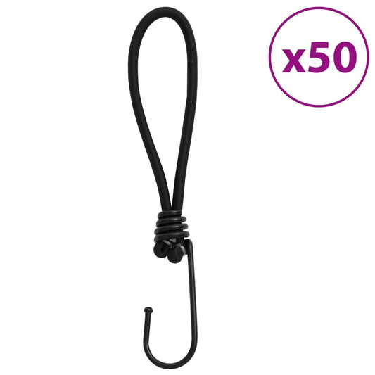 Gumicuky s háčky 50 ks 17 cm