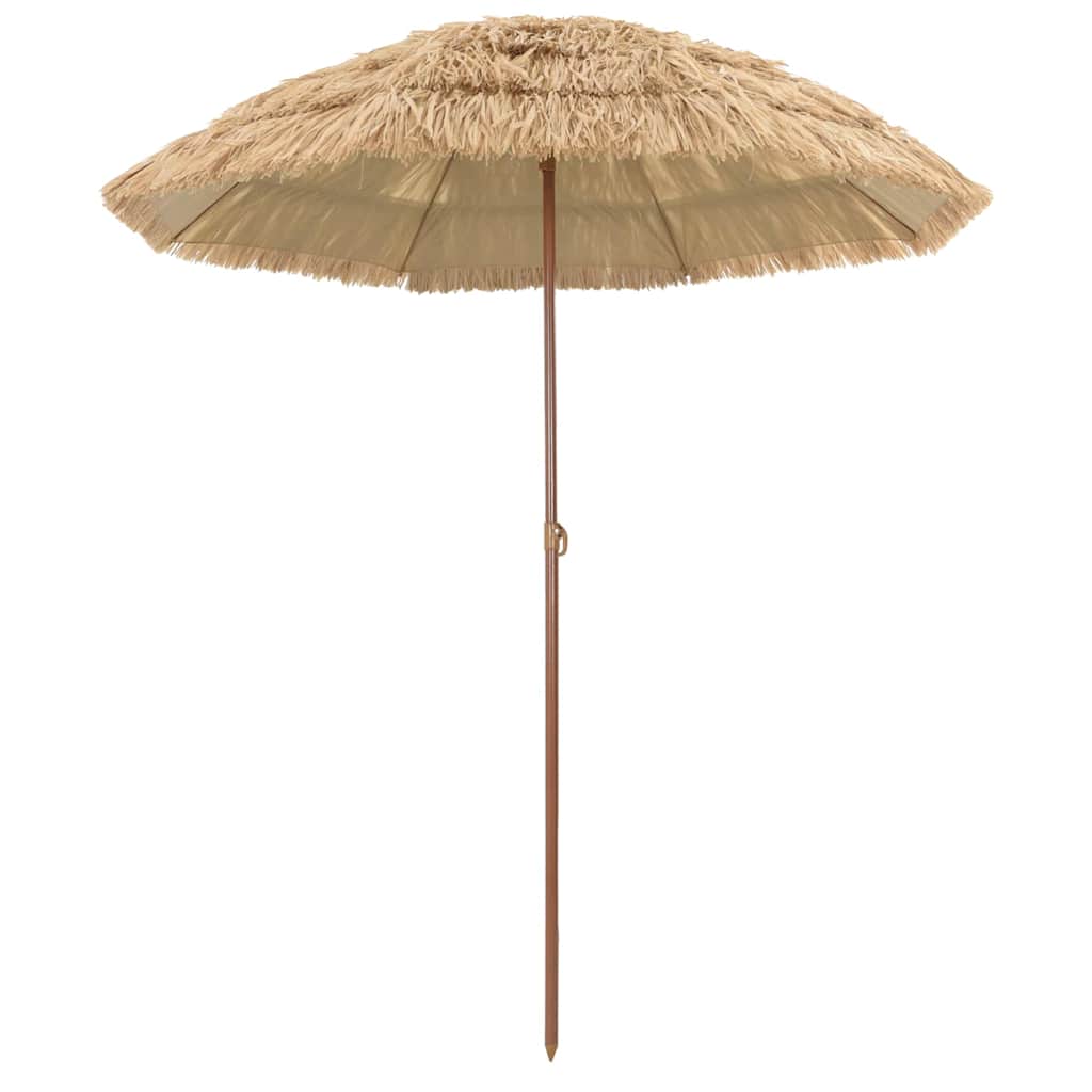 Plážový slunečník Hnědá Ø 160 x 196 cm Ocel