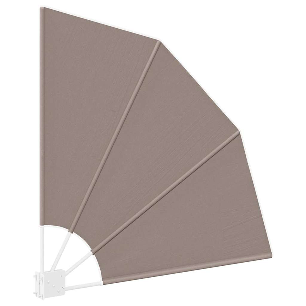 Zástěna na balkon Taupe 115 x 115 cm textil