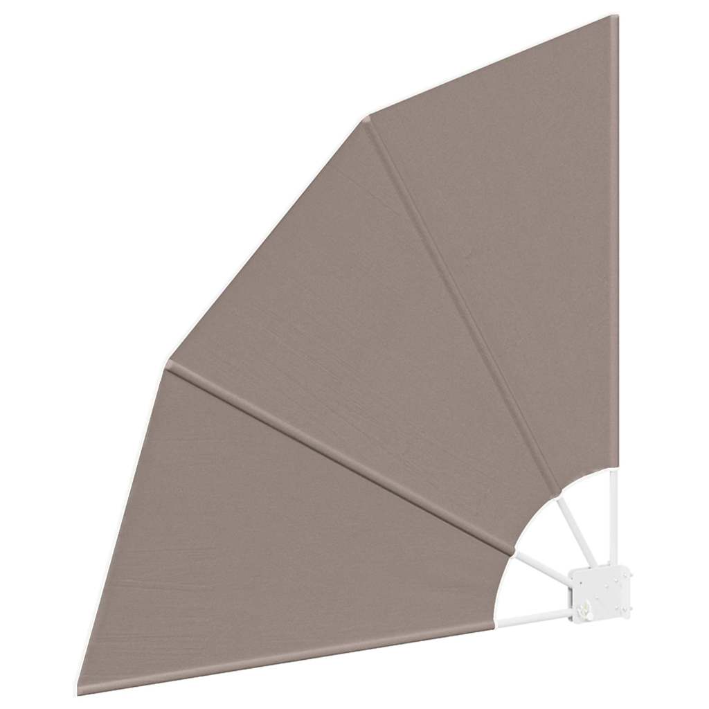 Zástěna na balkon Taupe 115 x 115 cm textil