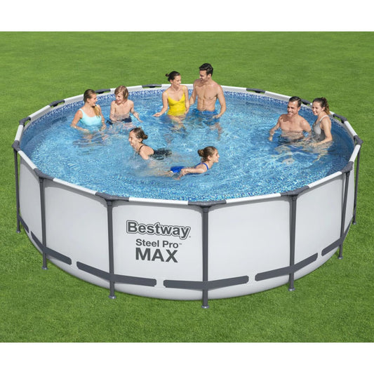 Bestway Bazénový set Steel Pro MAX kruhový 457 x 122 cm