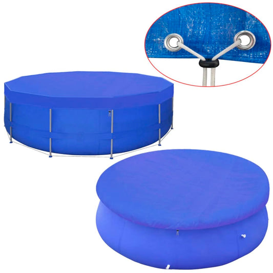 Kryt na bazén PE kulatý 460 cm 90 g/m²