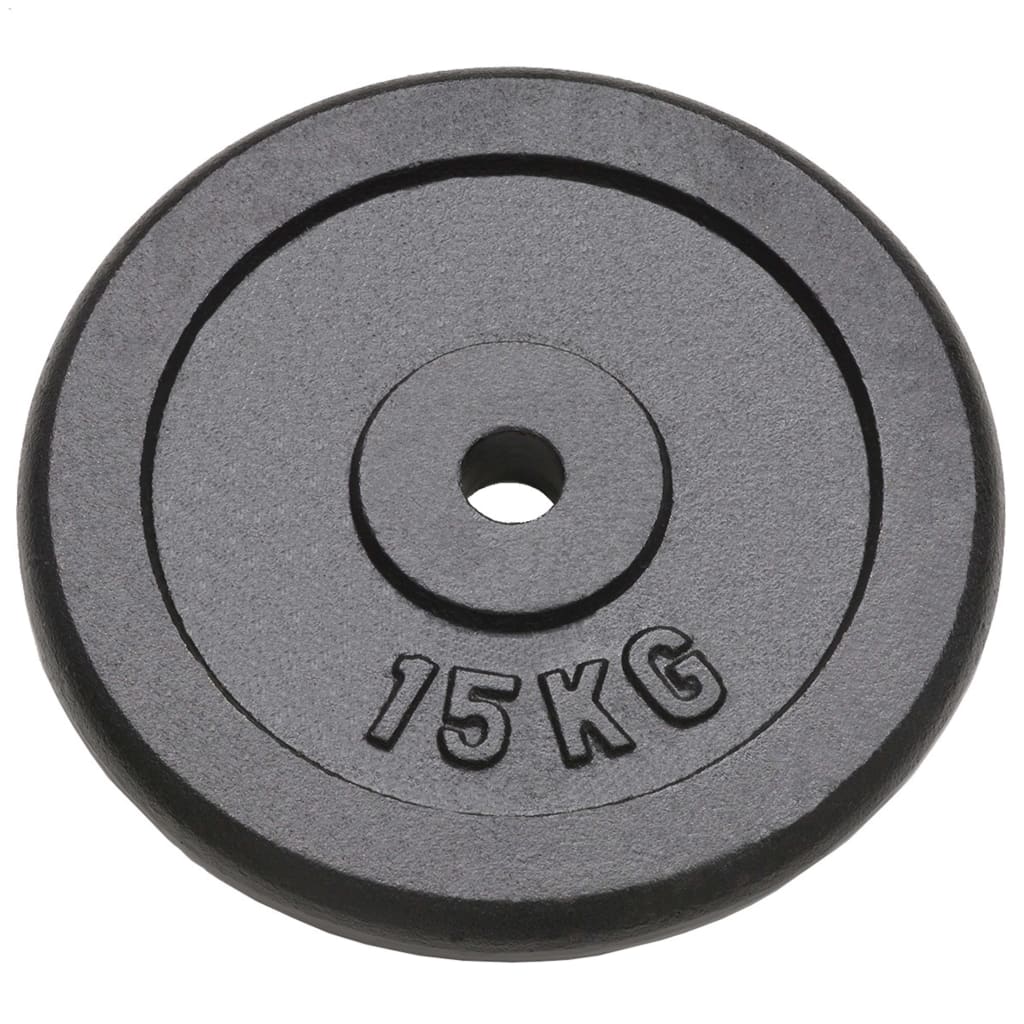Kotouče na činky 2 ks 2x 15 kg litina