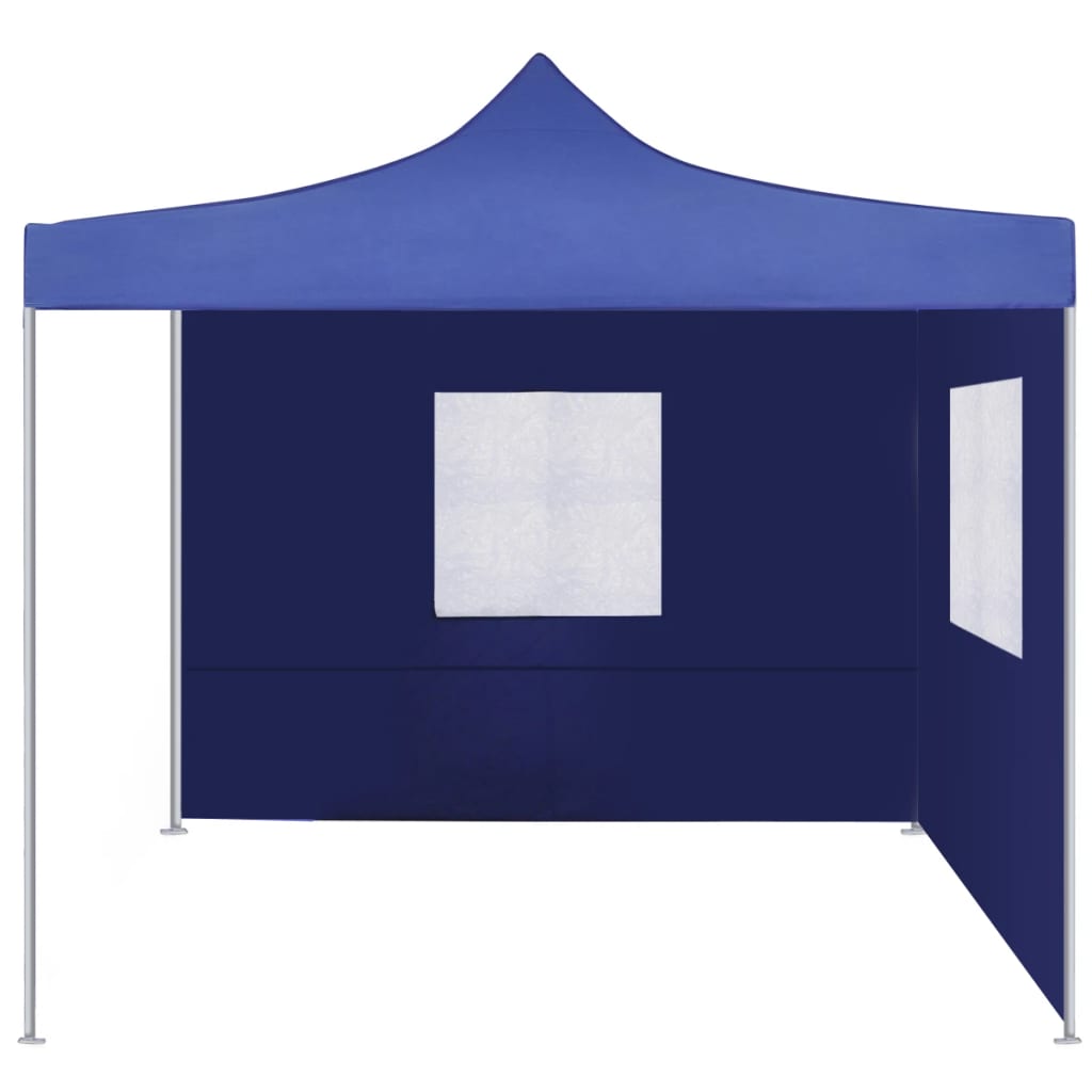 Skládací stan se 2 stěnami 3 x 3 m modrý
