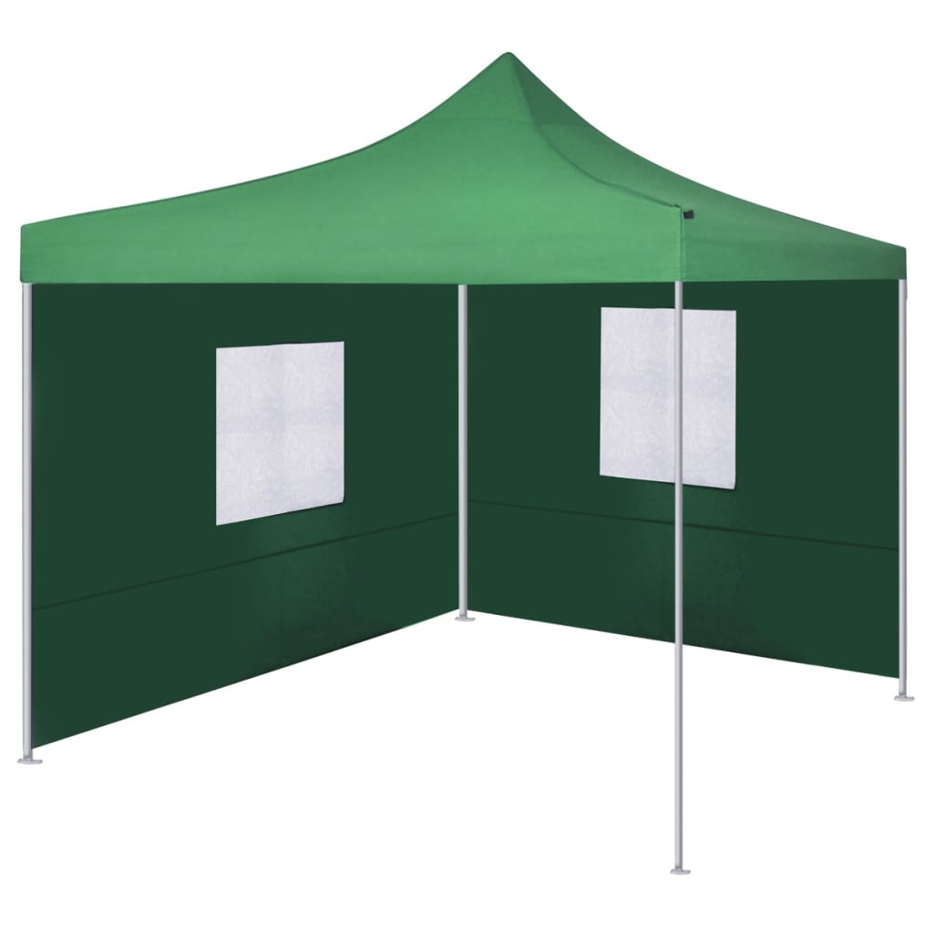 Skládací stan se 2 stěnami 3 x 3 m zelený