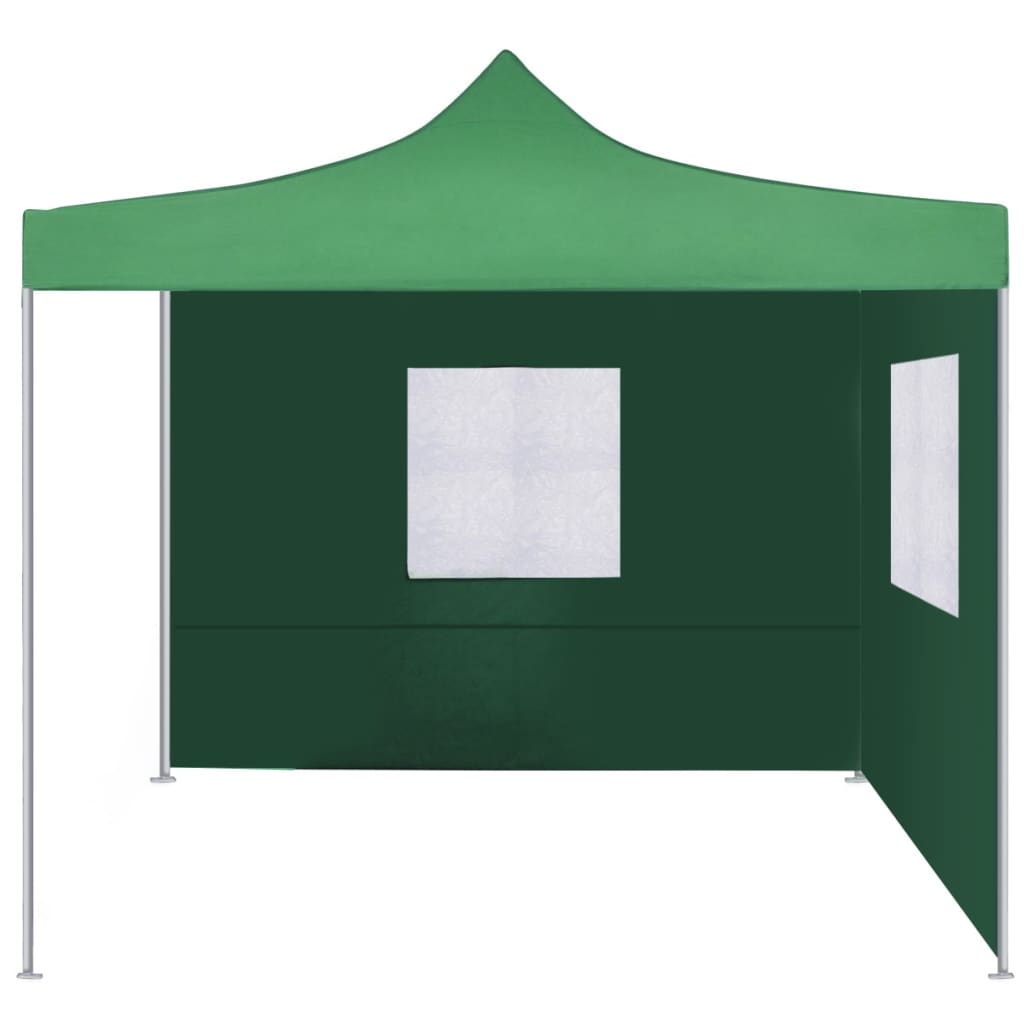 Skládací stan se 2 stěnami 3 x 3 m zelený