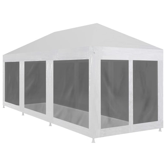 Party stan s 8 bočními stěnami ze síťoviny 9 x 3 m