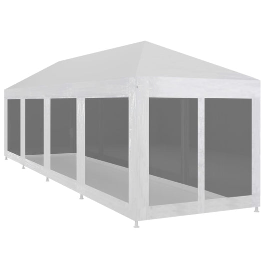 Party stan s 10 bočními stěnami ze síťoviny 12 x 3 m