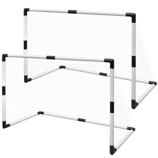 Set branky na minifotbal 2 ks pro děti 91,5 x 48 x 61 cm
