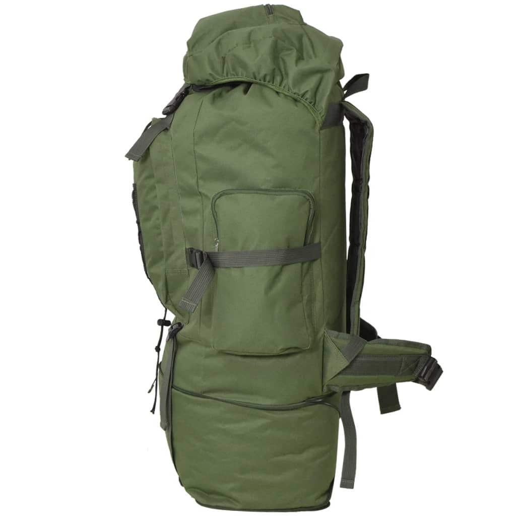 Batoh v army stylu XXL 100 l zelený