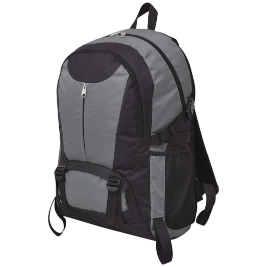 Outdoorový batoh 40 l černý a šedý
