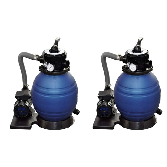 Písková filtrační čerpadla 2 ks 400 W 11 000 l/h