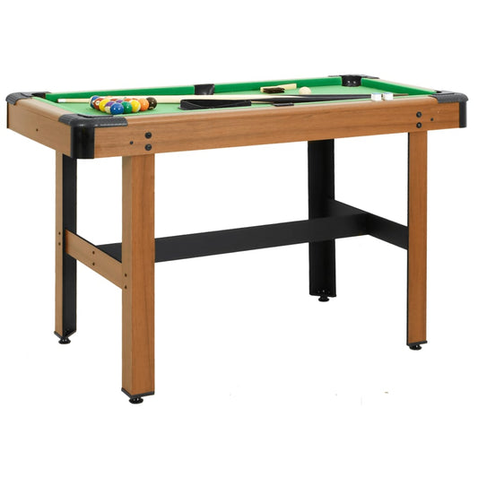 Kulečníkový stůl 122 x 61 x 76 cm hnědý