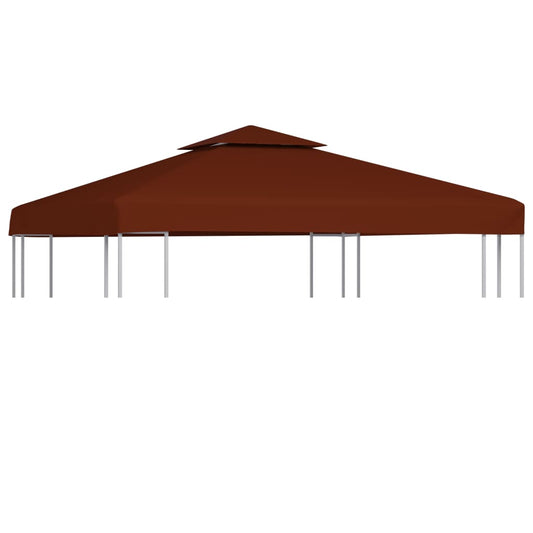 Střecha na altán 310 g/m² 3 x 3 m cihlová