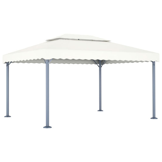 Altán 400 x 300 cm krémový hliník