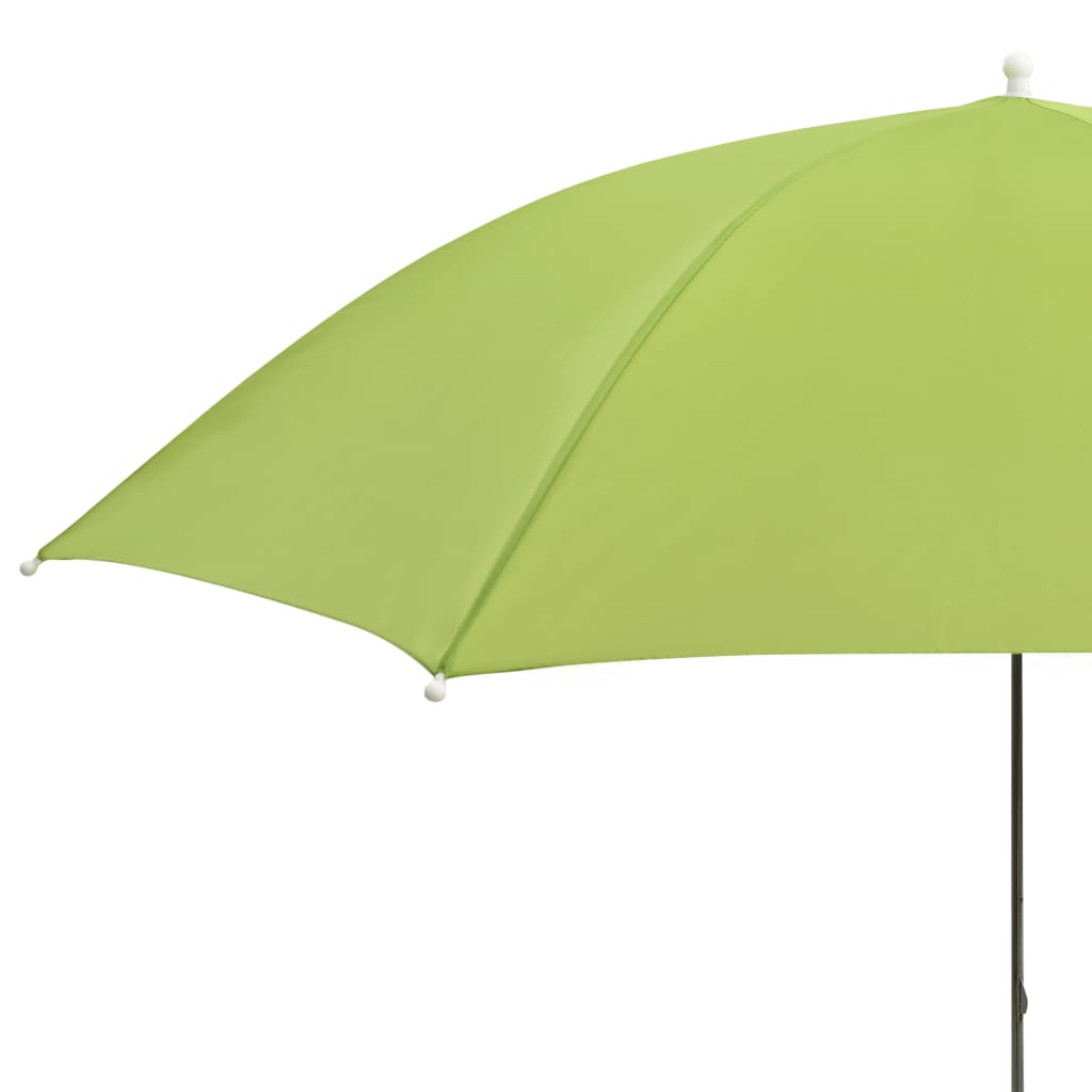 Slunečníky pro kempingové židle 2 ks zelené 105 cm