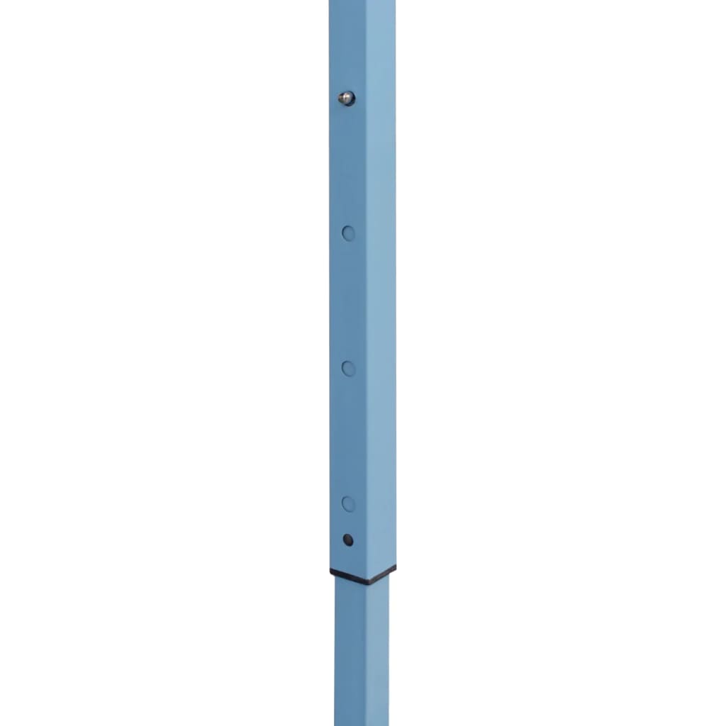 Skládací nůžkový stan s 5 bočními stěnami 3 x 9 m bílý